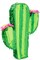 Cactus Pinata for Kids Birthday, Baby Shower, Cinco de Mayo, Mexican Fiesta Party Decorations (Small, 16.5 x 11.5 x 3 In)